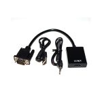 Convertidor VGA a HDMI con Audio y USB
